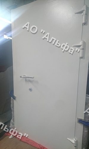 Взрывозащитная дверь ДПВЗУ снаружи